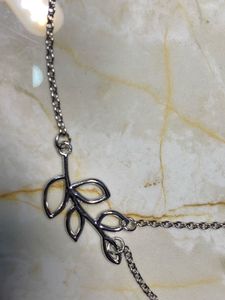 Silver Leaf Necklace