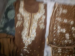 Pure Chinon Hanwork Heavy Party Wear Suit