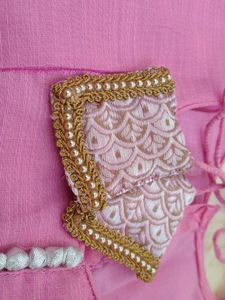 Pink Elegant Heavy Saree