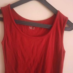 Red Tank Top - Casual Style