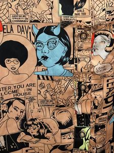 Unique Comic Print Shirt