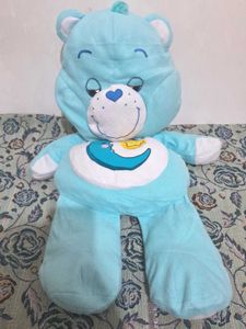 Bedtime Bear Plush Jumbo Pillow Blue Moon Star