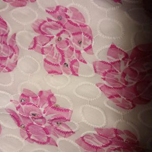 It&#39;s Unused Beautiful pink &amp;white Kurti...