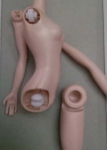 Dismantled Barbie Doll Parts