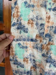 Blue Multi Color Dress