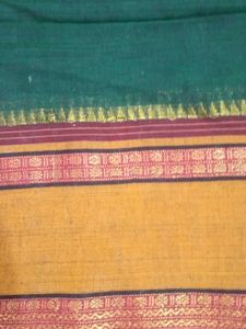 Green &amp; Yellow Saree