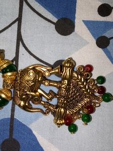 Jaipuri Necklace Along With Earrings