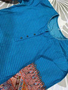 Ethnic Blue short Kurta