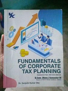 Corporate Tax Planning - B.Com Semester VI