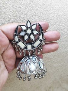 Oxidised Big Jhumka
