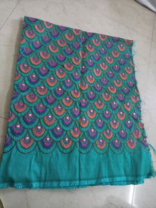 🔥Multicolor Embroidery Unstitched Blouse Material