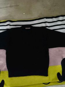 Classic Black Sweater blouse