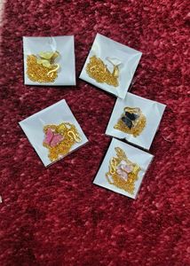 Butterfly Charm Necklaces (Set of 5)