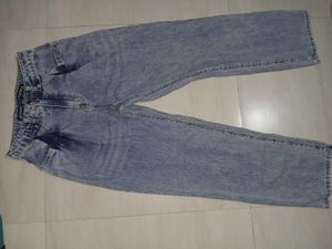 Wide Leg Denim Jeans