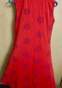 Red Sleeveless Dress