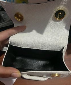 Savana White Mini Crossbody Bag
