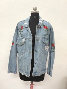Embroidered Denim Jacket