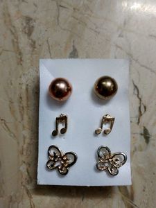 4 Earrings set