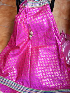 Beautiful Lhnga Choli With Heavy Blouse And Dupatt