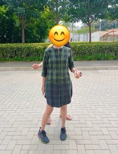 Cute Picnic Checked Dress