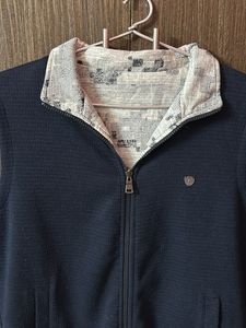 Navy Zip-Up Vest