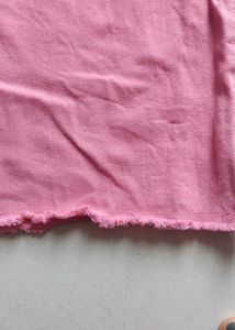 Pink Flared Jeans