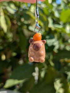 Capybara Keychains (1 Pc) 🍊