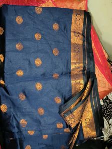 Gold Zari Work Saree