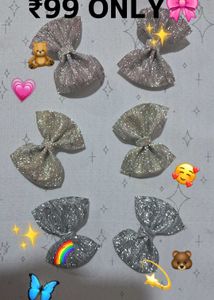 Sparkly Hair Bows LIMITED STOCK