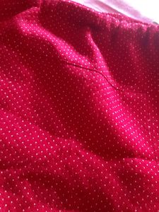 Red Polka Dots Skater Skirt