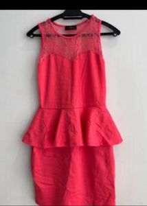 Padded Sexy Peplum Dress