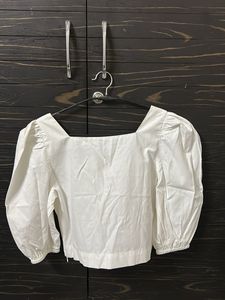 White Crop Top
