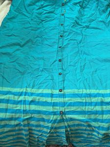 Green Button-Down Top