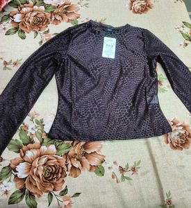 Stylish Sheer Long Sleeve Top