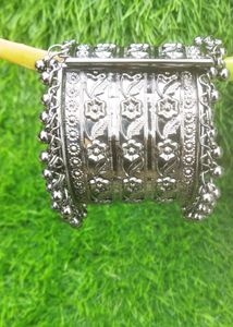 Oxidised Ghungroo Bangle