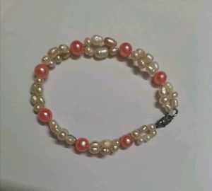 Pink Pearl Bracelet For Women