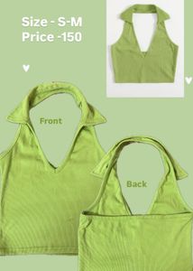 Green Halter Top