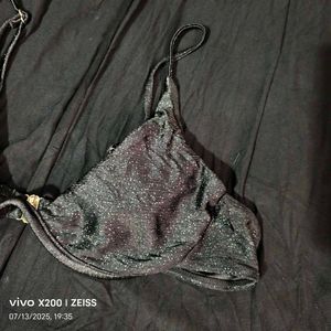 I. Black Bikini Top