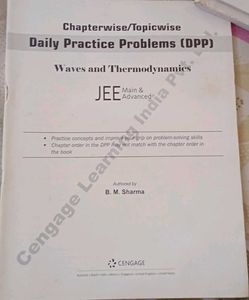 Cengage jee mains advanced physics books and dpp