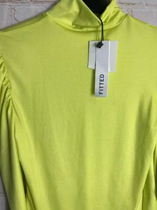 Bershka Casual Baloon Sleev Solid Women Bodysuit