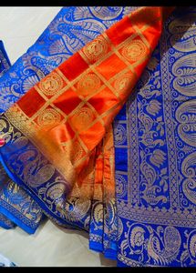 Pattu Saree Contrast Border