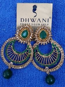 DHWANI Green Earrings