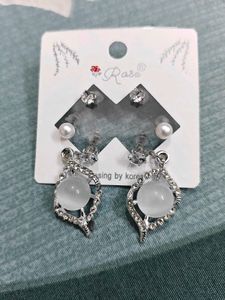 Elegant Earring 3 piece Set