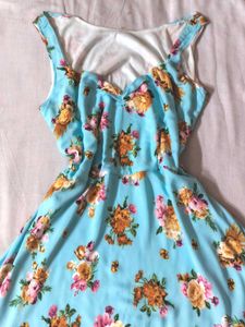 summer i turned pretty coded blue floral sundress