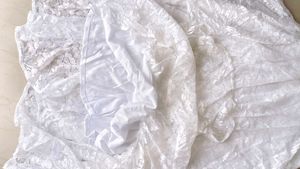 Layered White Gown