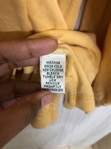 Fairway &amp; Greene Yellow Long Sleeve T Shirt