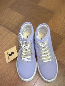 Solethreads Lavender High Top Sneakers