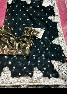 Price Drop.. Black Partywear Saree