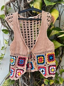 Crochet waistcoat Top