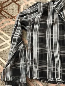 Striped Black &amp; White Shirt